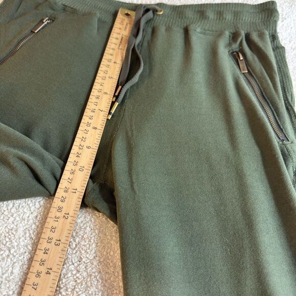Alala SweatPants Womens Size‎ Medium High Rise Jogger Army Green athleisure knit - Picture 8 of 15